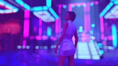 White Minidress, Enhance