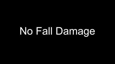 No Fall Damage