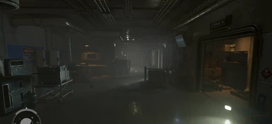 Original scene without light (foggy location)