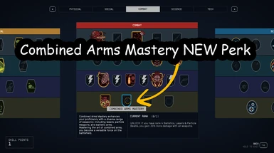 Combined Arms Mastery - NEW Standalone Perk