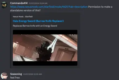 Halo Energy Sword Standalone at Starfield Nexus Mods and Community