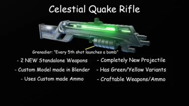 Celestial Quake Rifle - 2 Standalone Weapons By Inquisitor