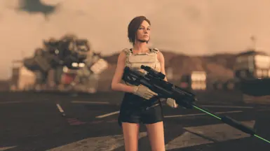 Tactical Vest and Gloves, Woodland Camo Skin