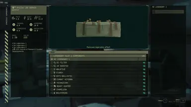 Legendary Modules (Slot 1)
