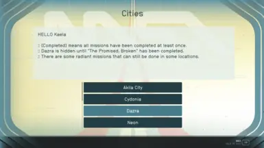 Shattered Space Addon: Once The Promised, Broken is complete, Dazra will be available under Cities