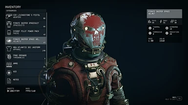 Default Helmet with Red Skull