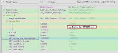 In case you want to edit any values, this is what I did.