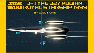 Star Wars J-type 327 Nubian Royal Starship 1999