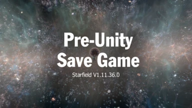 Pre-Unity Save