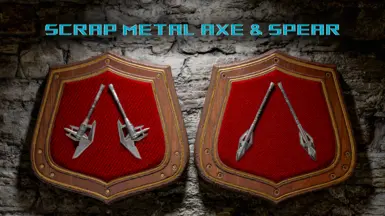 Scrap Metal Axe &amp; Spear