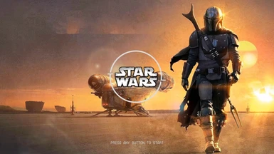 Star Wars Mandalorian Title Screen Overhaul