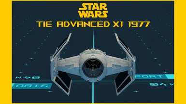 Star Wars TIE Advanced x1 1977