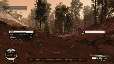 The ring will still show distortions when searching for temples