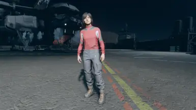 Female Red Shirt