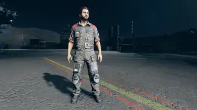 Male Brown Jumpsuit