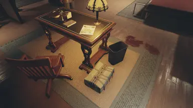 Location for Spaceballs: The T-Shirt and Spaceballs: The Coloring Book in The Lodge (ignore the blood)
