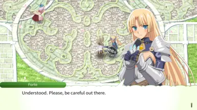 In-game screenshot of the busty version