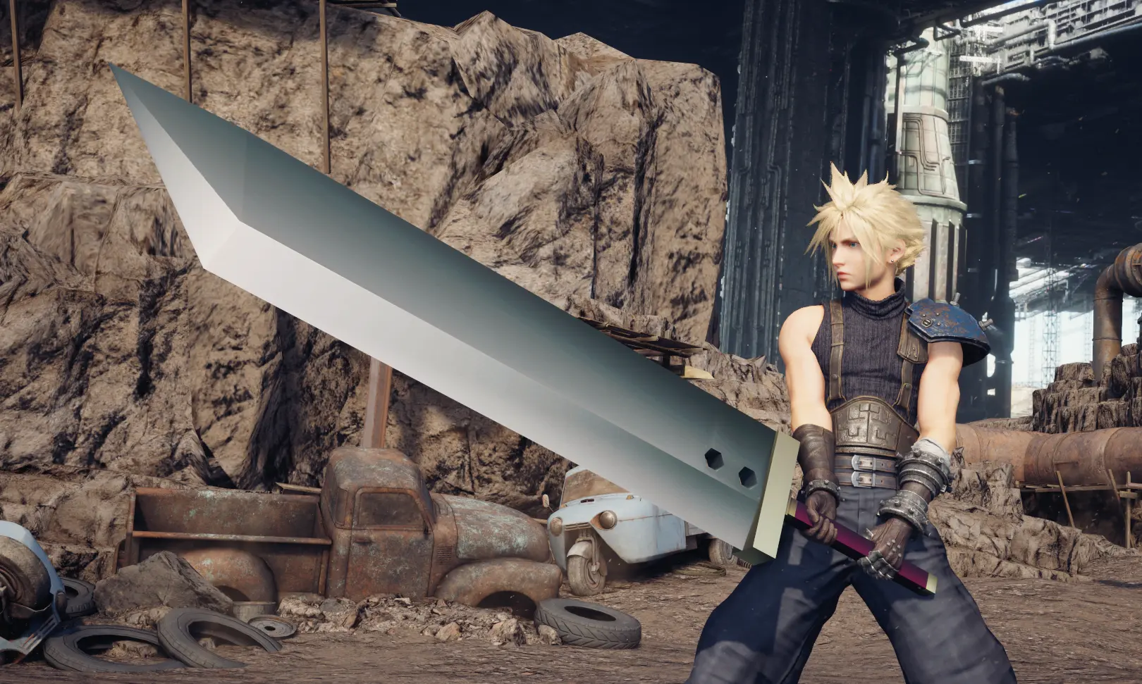 1997 Low Poly Buster Sword at Final Fantasy VII Remake Nexus - Mods and ...