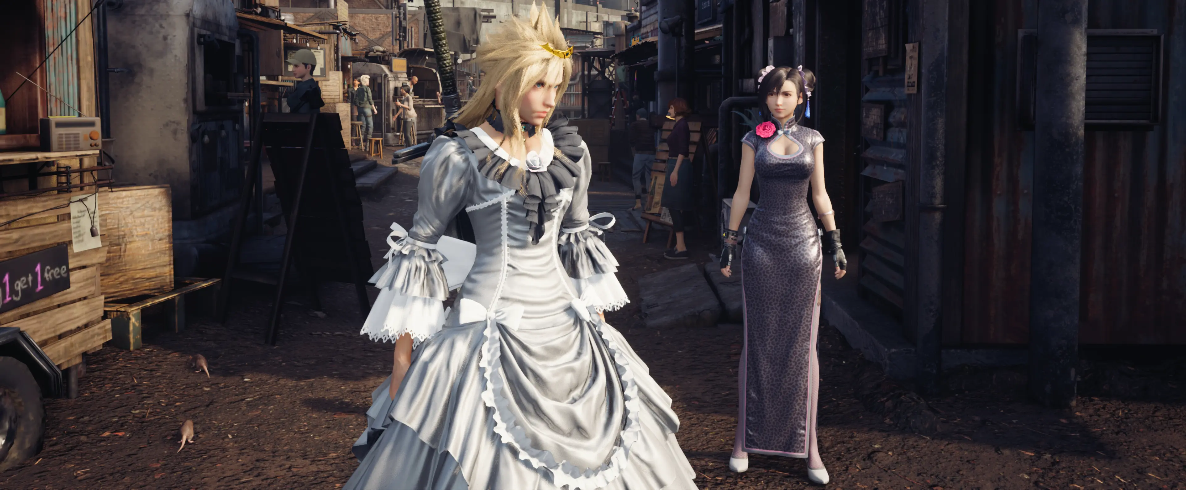 Georgous Cloud Custom Color pak at Final Fantasy VII Remake Nexus ...