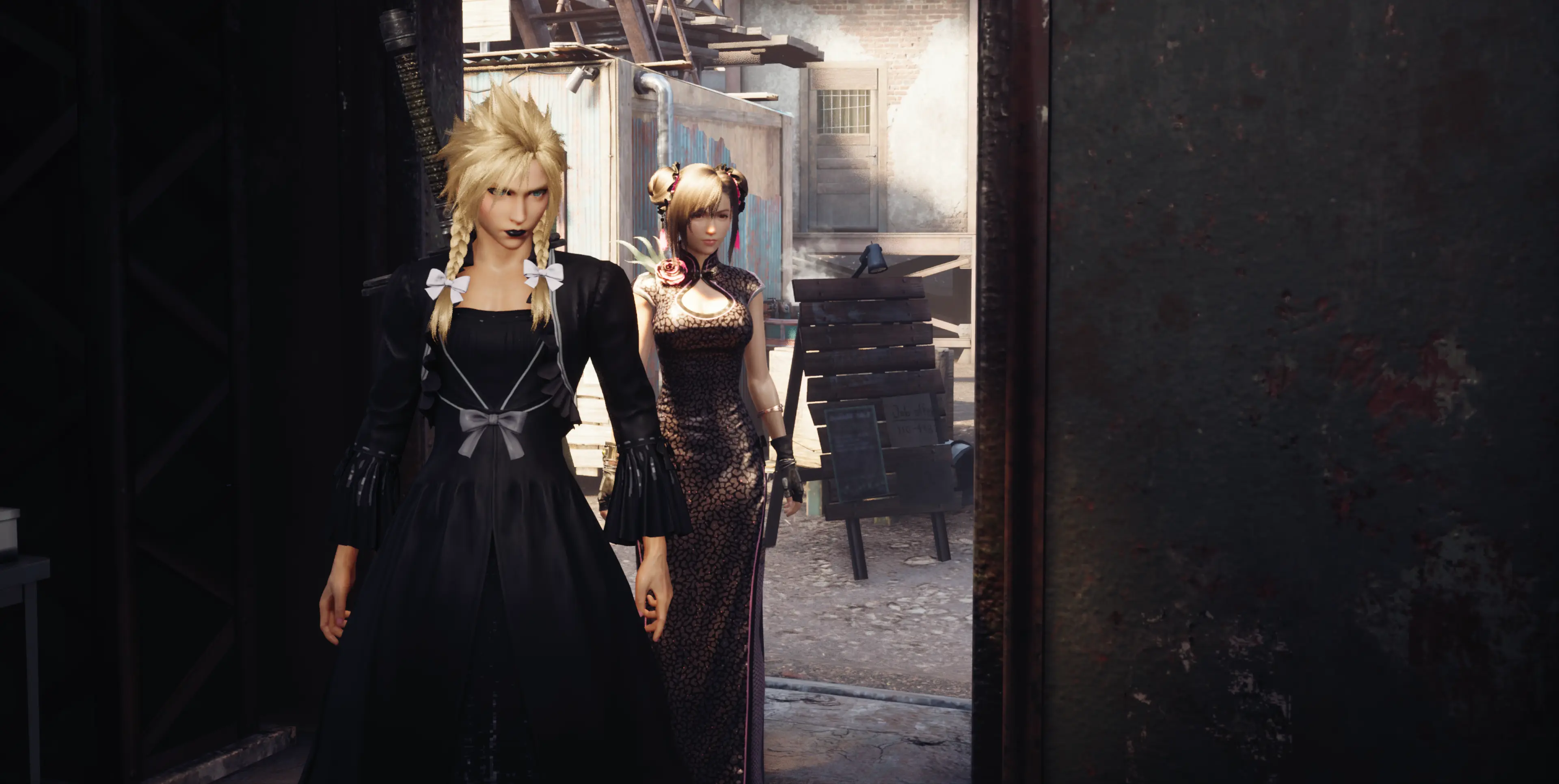 Cloud lolita Black at Final Fantasy VII Remake Nexus - Mods and community