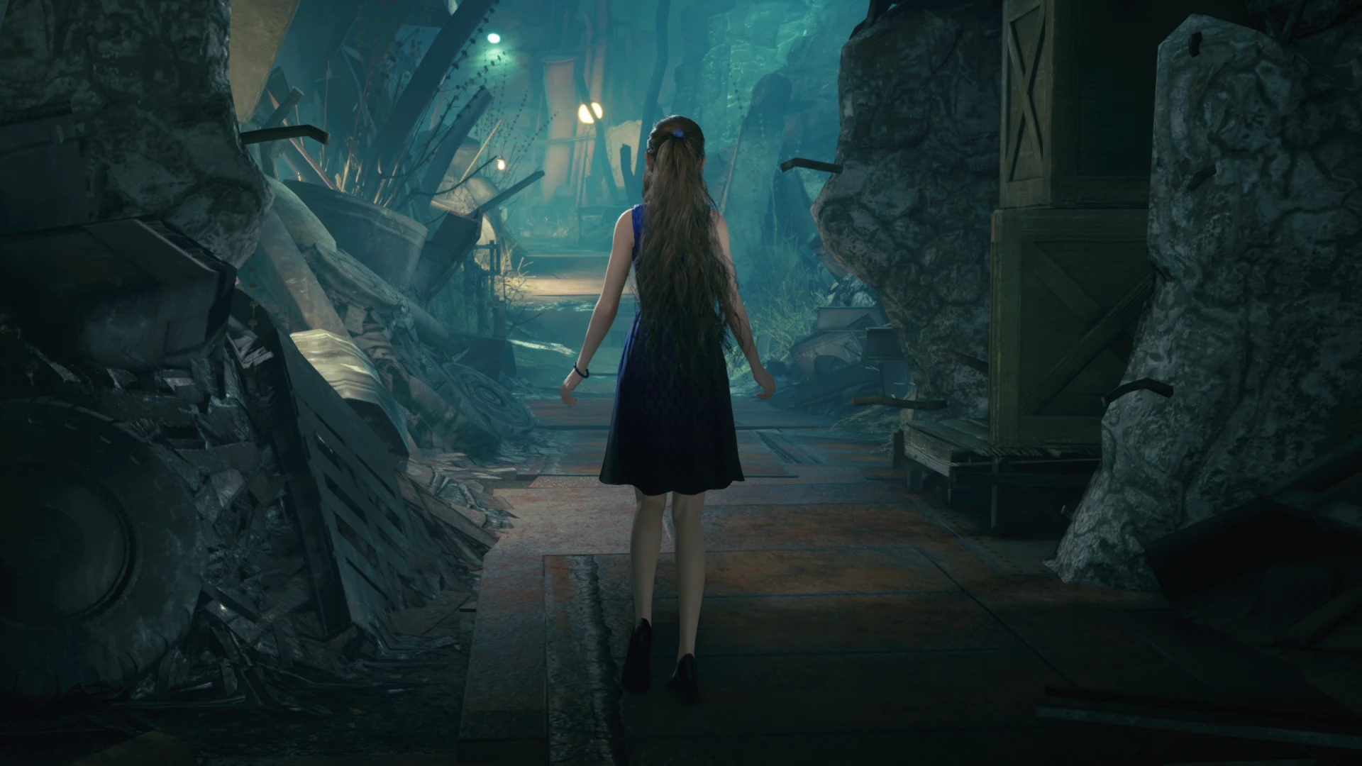 Aerith Blue Party Dress at Final Fantasy VII Remake Nexus - Mods and ...