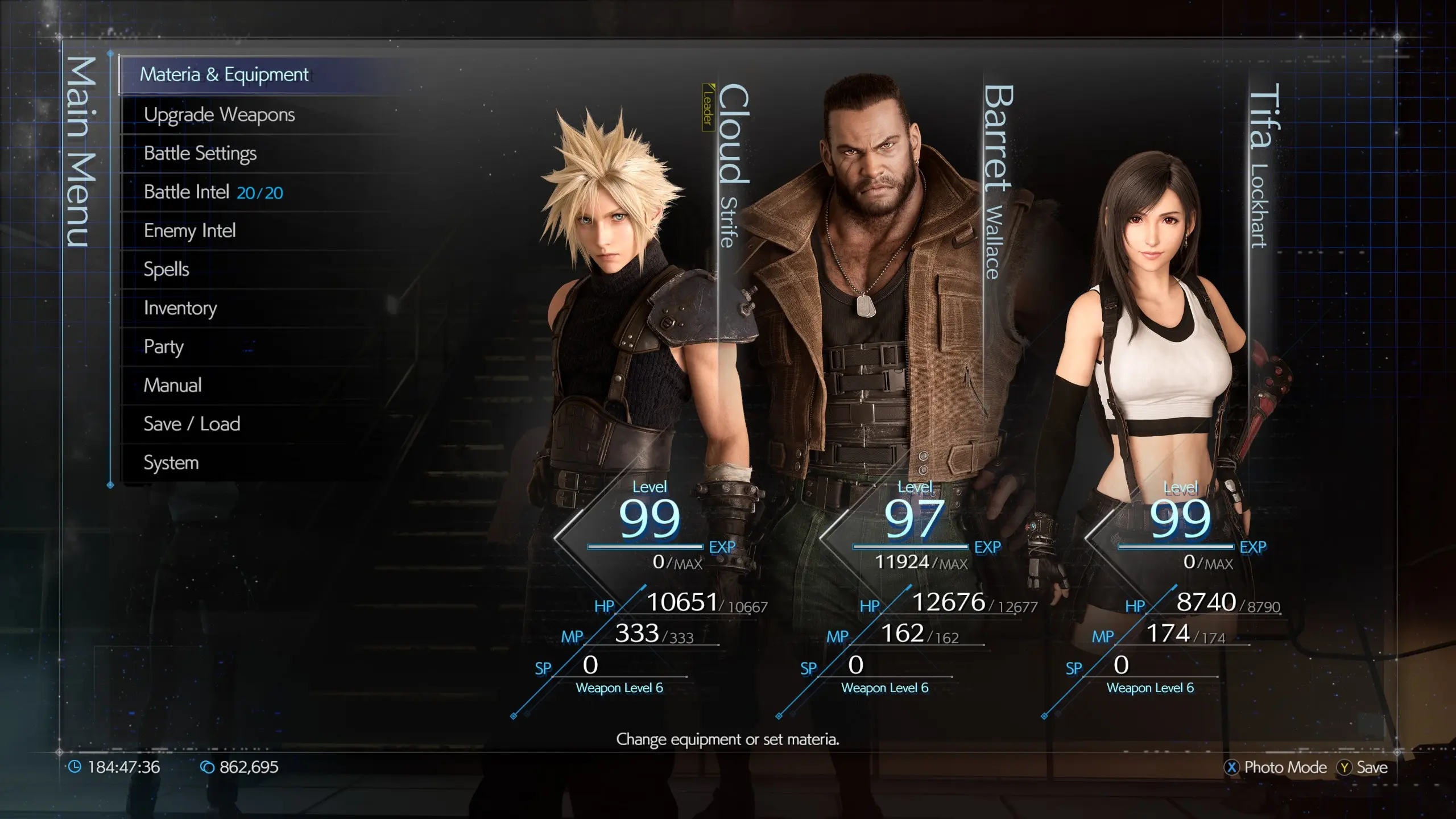 Menu Overhaul (beta) at Final Fantasy VII Remake Nexus - Mods and community