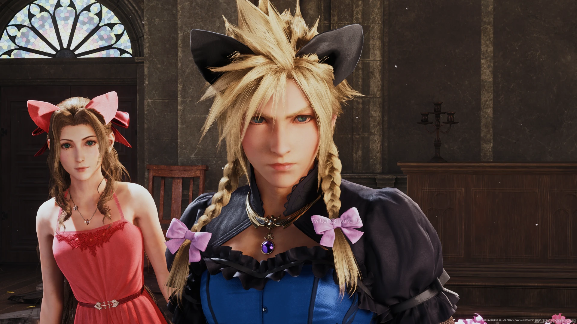 Nekomimi (Cat Ears) Cloud at Final Fantasy VII Remake Nexus - Mods and ...