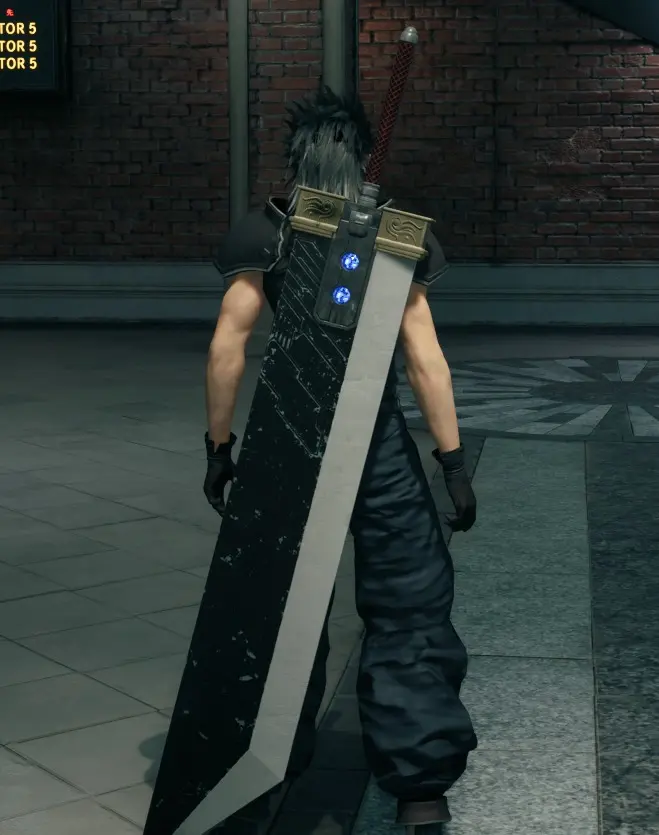 Crisis Core Buster Sword - 3DM At Final Fantasy VII Remake Nexus - Mods ...