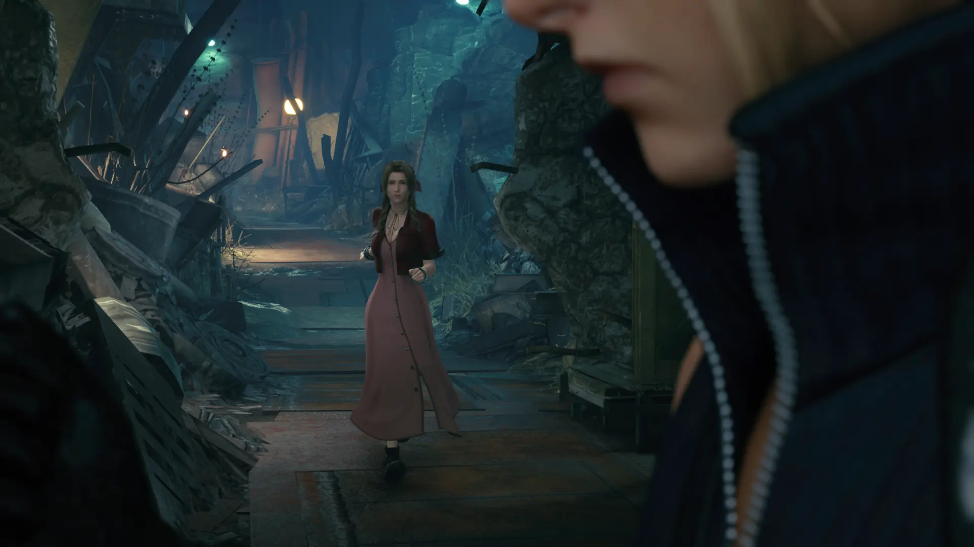 A Final Fantasy X style Cloud and Tifa FFVII Remake mod? Sure