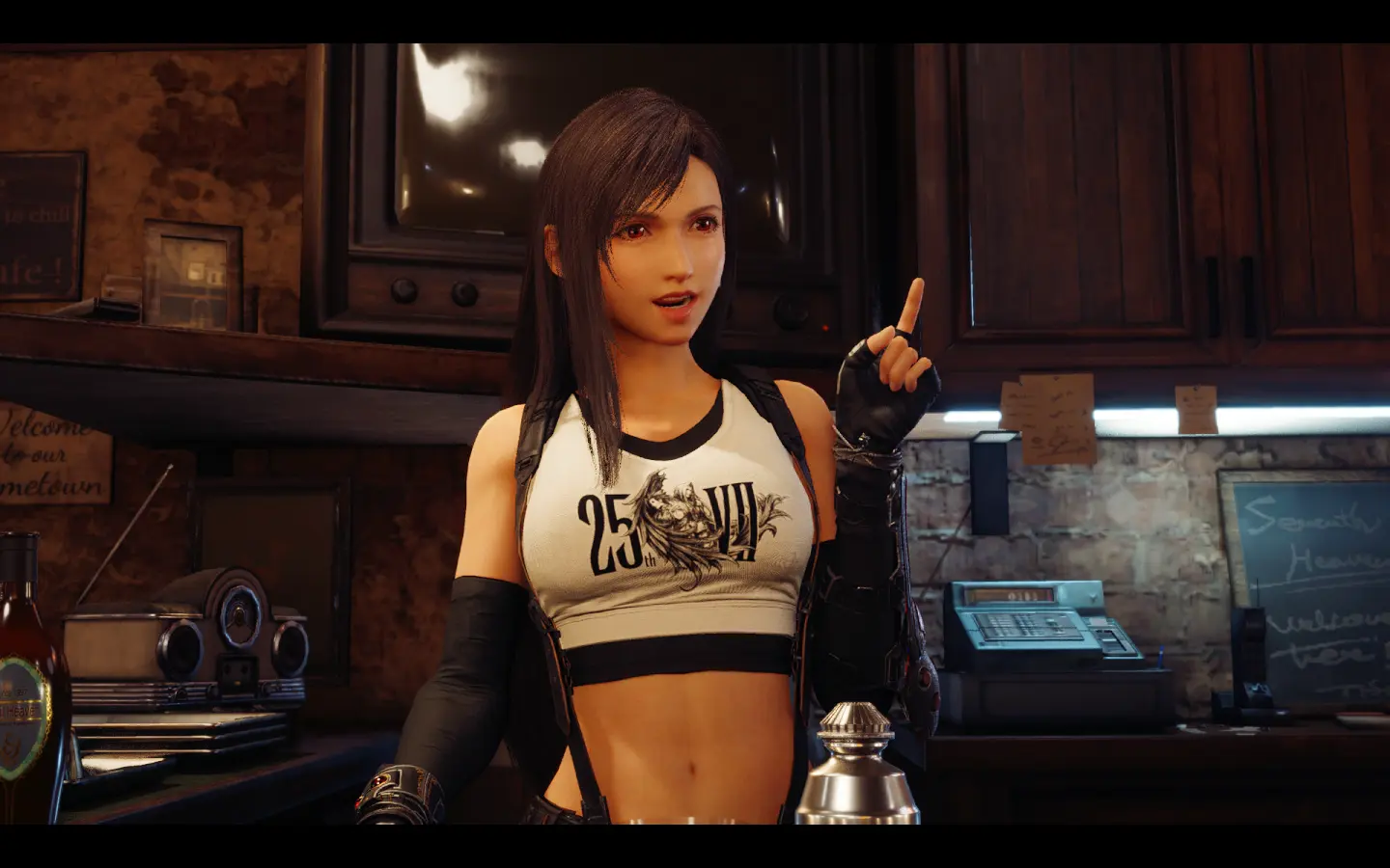 Tifa 25th Anniversary t-shirt at Final Fantasy VII Remake Nexus - Mods ...