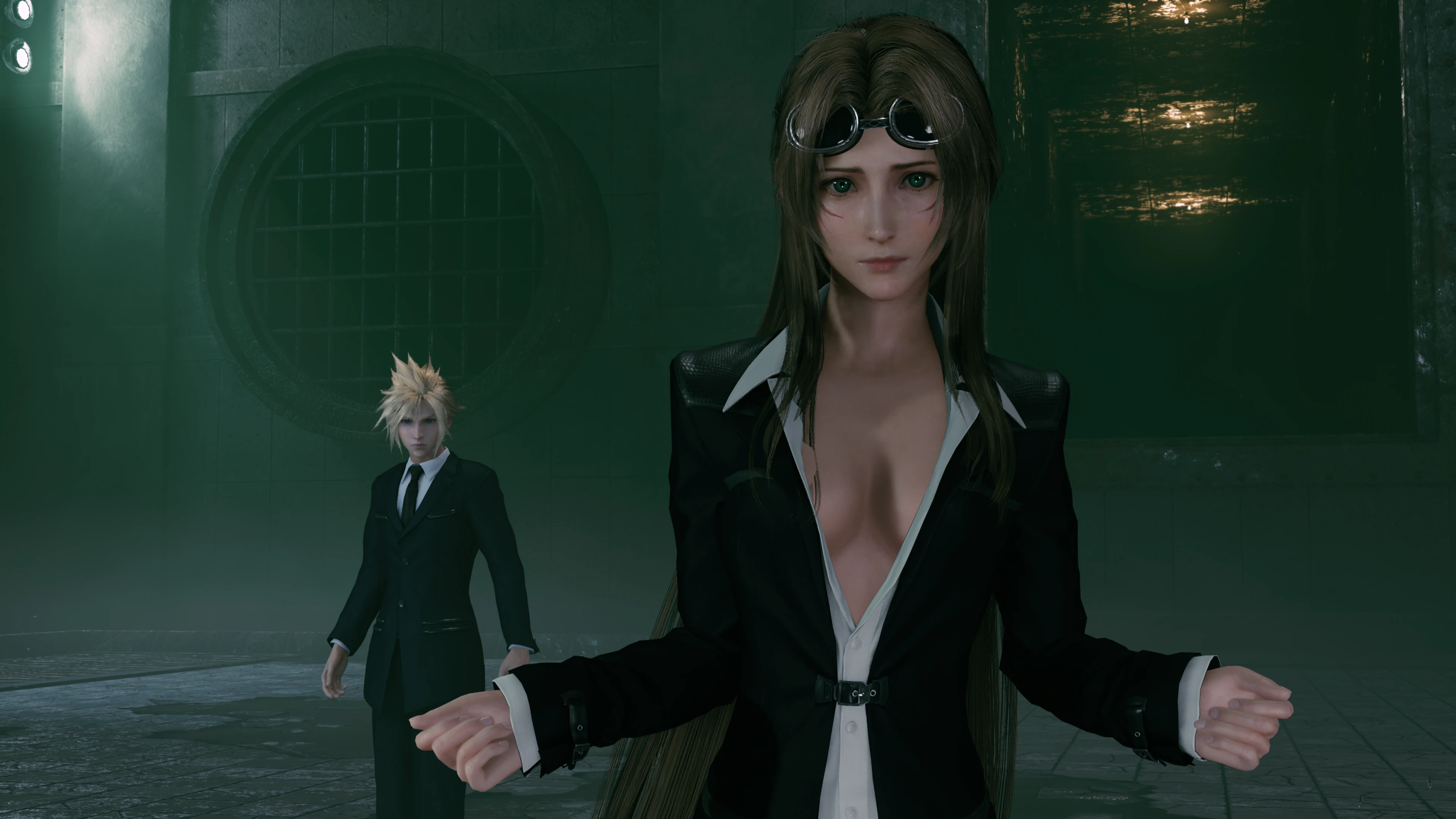 Aerith In Reno S Suit At Final Fantasy Vii Remake Nexus Mods And Community