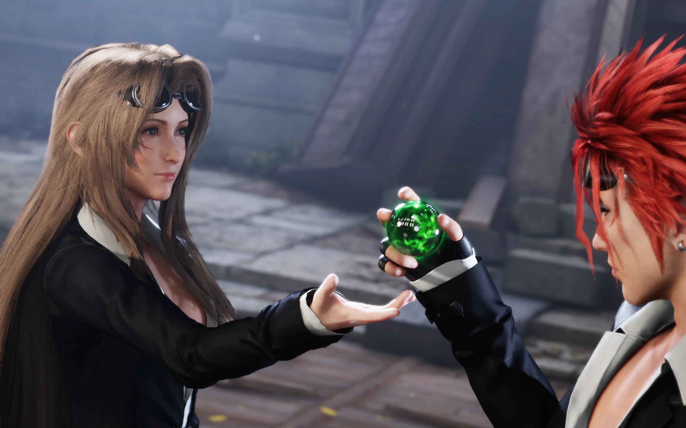 Aerith In Reno S Suit At Final Fantasy Vii Remake Nexus Mods And Community