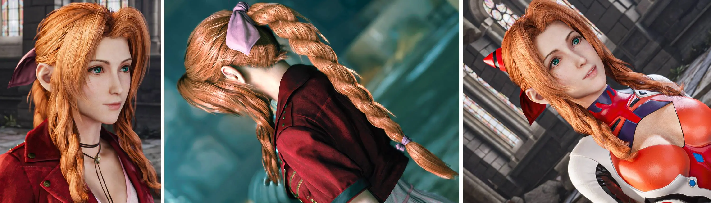 Hair Colors for Cloud Aerith and Tifa at Final Fantasy VII Remake Nexus -  Mods and community