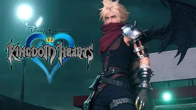 A Kingdom Hearts style Cloud FFVII Remake mod is an easy download