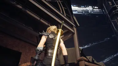 Golden Mythrite Tachi (5 versions) at Final Fantasy VII Remake Nexus ...