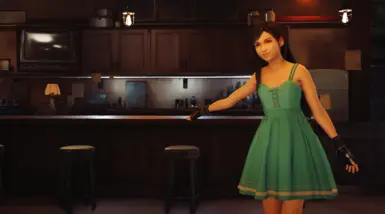 Tifa Green Young Dress