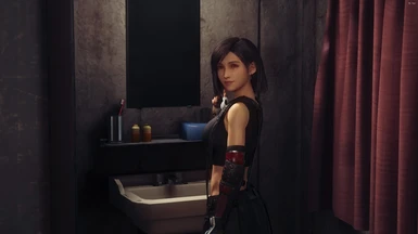 Combined with Tifa Short Hair 3DM mod