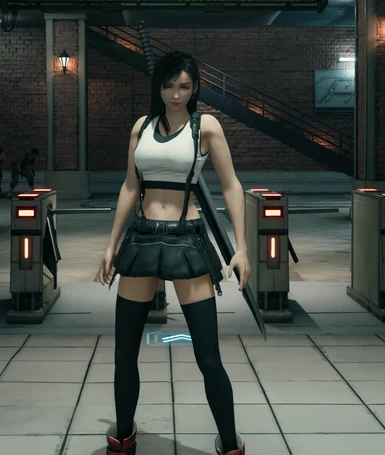 Final Fantasy 7 Remake Mods Give Cloud and Tifa FF10-Style Makeover