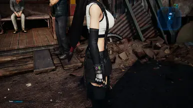 LeatherGloves over Tifa's weapon
