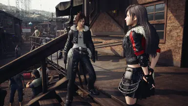 Final Fantasy VII Remake mod dresses Tifa in Squall's outfit - Niche Gamer