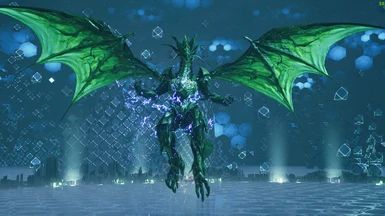 Emerald Bahamut Front View