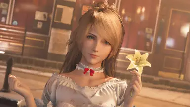 Aerith Romantic Denim Outfit at Final Fantasy VII Remake Nexus - Mods ...