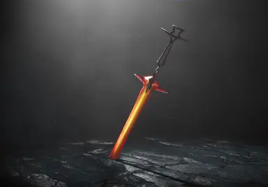 Persona 5 Loki's Laevateinn over Buster Sword