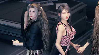 Aerith and Tifa Floral Outfit