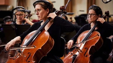 BBC Symphony Orchestra cello section recording samples at Maida Value studio