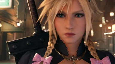 Cloud alt makeup for all dresses at Final Fantasy VII Remake Nexus ...