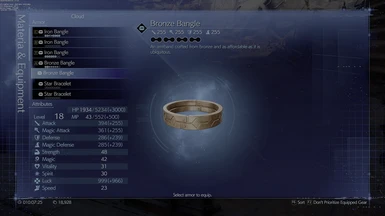Max Slots All Weapons and Armor Plus Buffed Bronze Bangle