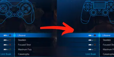 Force PS4 Button Icons