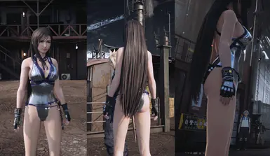 Tifa's Sexy Silver Dress Concept (WIP)