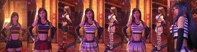 Tifa Striped Outfit